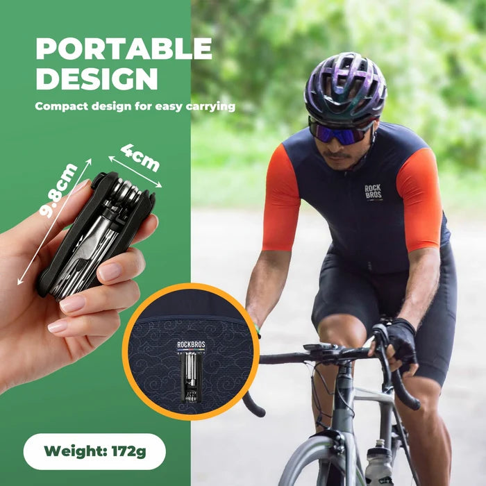 12-in-1 Bike Multi Tool Portable Repair Kit - ROCKBROS-UK