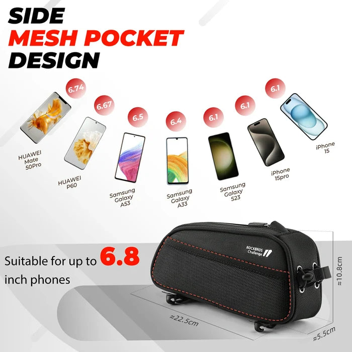 Bike Frame Bag Bicycle 1.3L