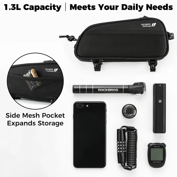 Bike Frame Bag Bicycle 1.3L