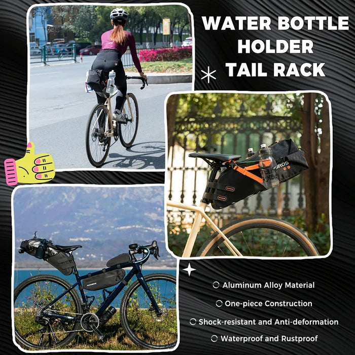 ROCKBROS saddle rail bottle cage black anti-shake