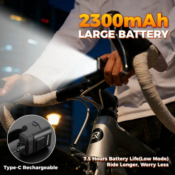 Electric Bicycle Headlight with Horn
