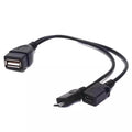 Adaptador OTG Micro USB / Alimentación Micro USB