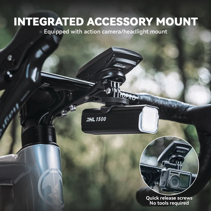 ROCKBROS aero bike computer mount aluminum out front