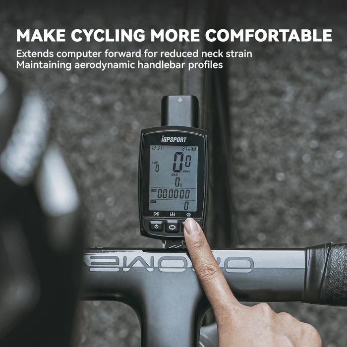 ROCKBROS aero bike computer mount aluminum out front