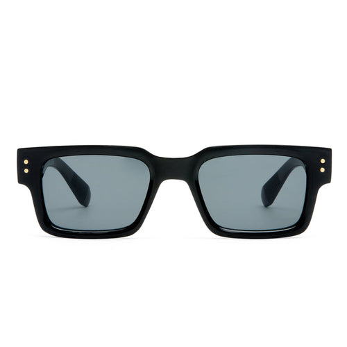 Aeron Black Uni-Sex Rectangle Sunglasses | Aire