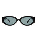 Affinity Black Uni-Sex Oval Sunglasses | Aire