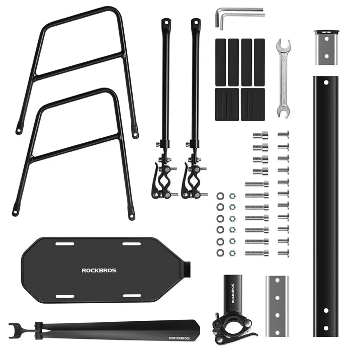 Aluminium Rear Bike Rack With Mudguard