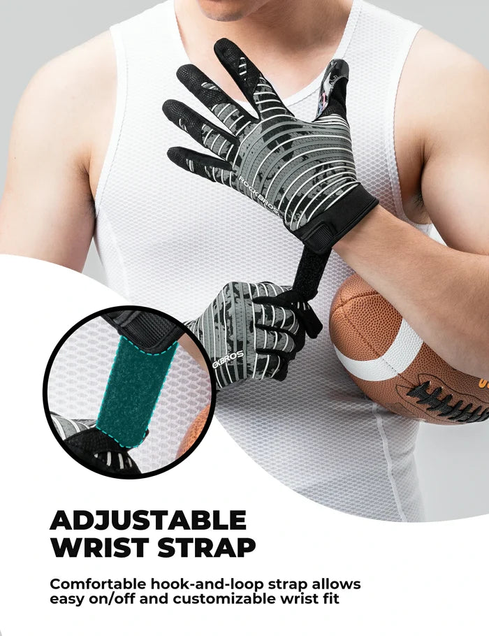 ROCKBROS american football gloves high grip for adults