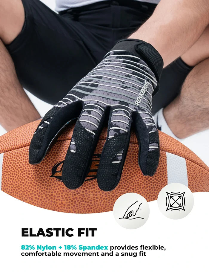 ROCKBROS american football gloves high grip for adults