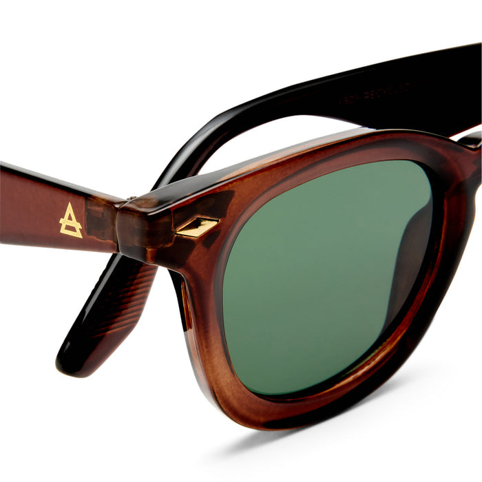 Aperture Toffee Uni-Sex Round Sunglasses | Aire