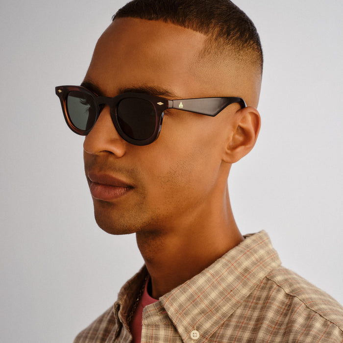 Aperture Toffee Uni-Sex Round Sunglasses | Aire