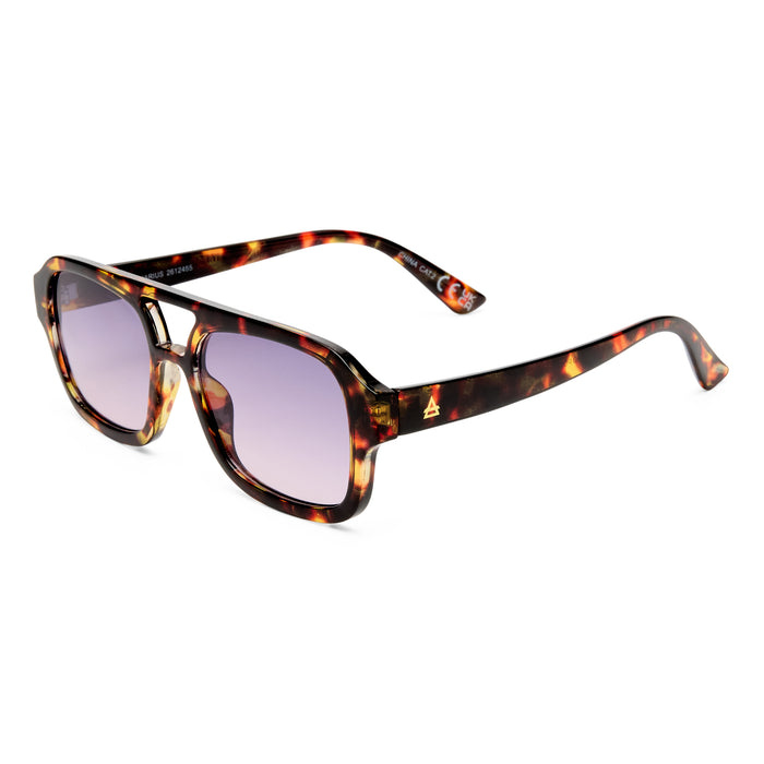 Aquarius Amber Tort Female Aviator Sunglasses | Aire