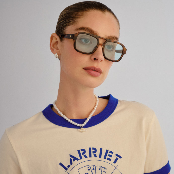 Aquarius Havana Female Aviator Sunglasses | Aire