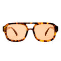Aquarius Rich Amber Tort Female Aviator Sunglasses | Aire