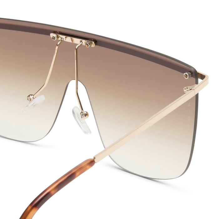 Arcturus Gold Female Square Sunglasses | Aire