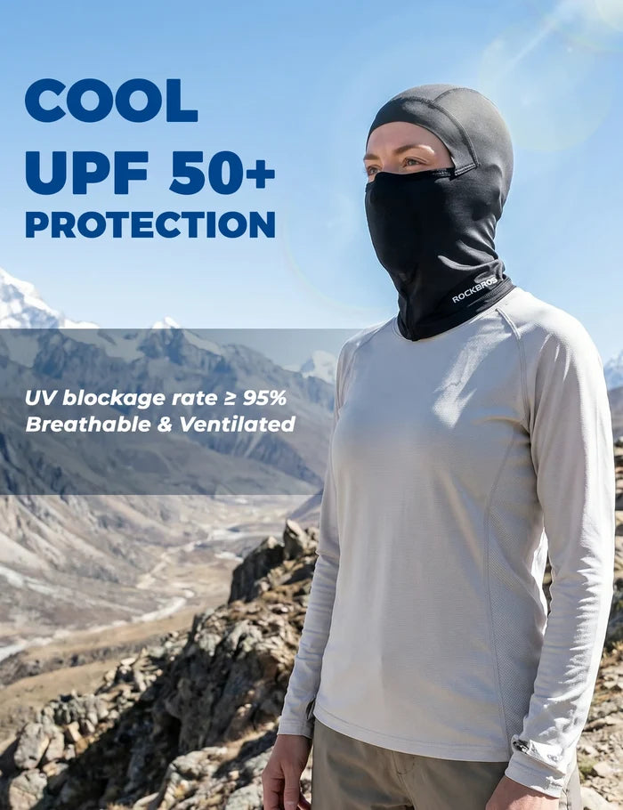 ROCKBROS balaclava uv protection breathable summer cycling mask