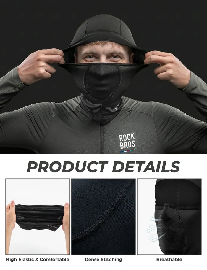 ROCKBROS balaclava uv protection breathable summer cycling mask