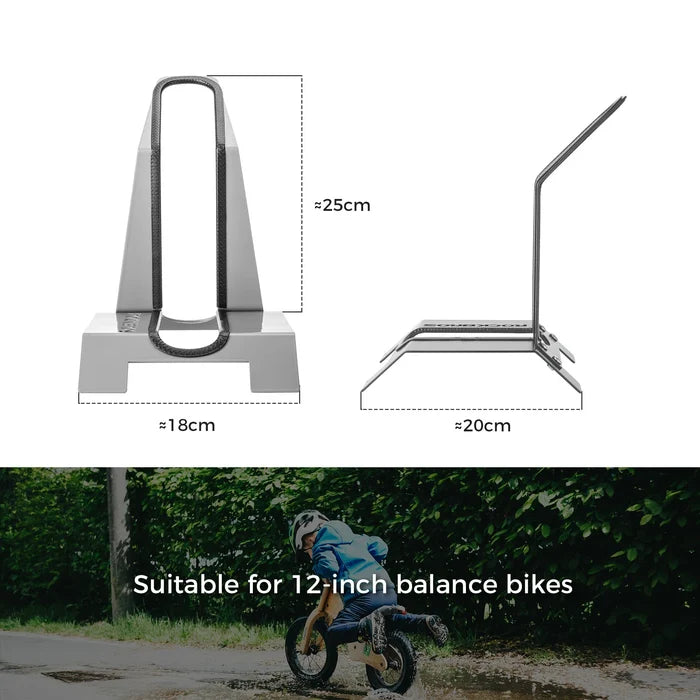 ROCKBROS Balance Bike Parking Rack L-Shaped for 12-inch Wheels
#Color_Grey