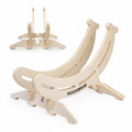 ROCKBROS banana shape wooden bike stand adjustable floor rack