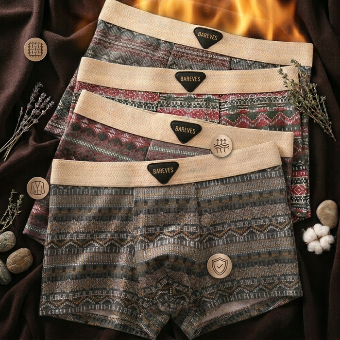 Bareves Retro Boxer Cotton Brief