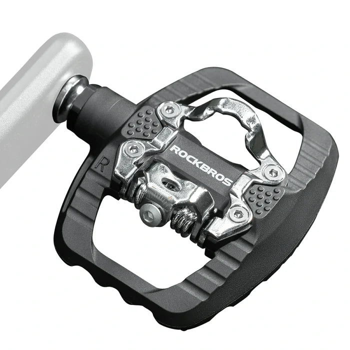ROCKBROS bicycle pedals dual function SPD & flat pedals