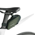 ROCKBROS bicycle saddle bag with transparent pvc mudguard