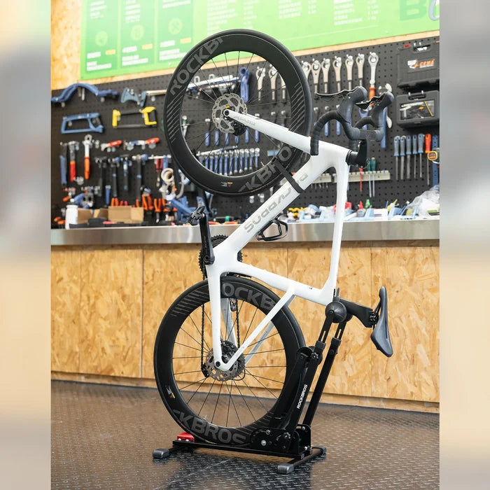 ROCKBROS bike floor stand foldable steel bicycle rack