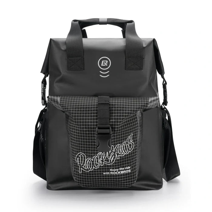 ROCKBROS bike handlebar bag for folding bike 18l