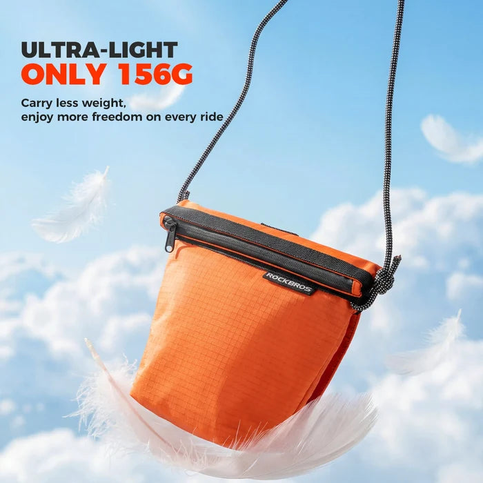 ROCKBROS bike handlebar bag ultralight 2-in-1 shoulder strap 3l
#Color_Orange