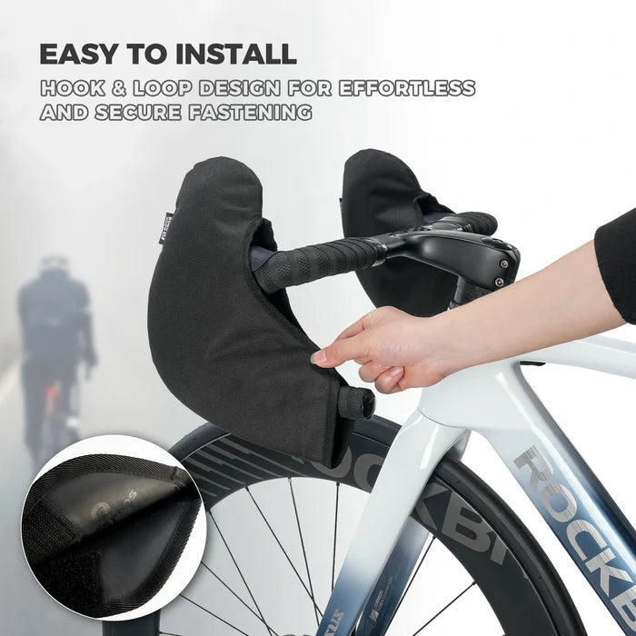 ROCKBROS bike handlebar grips shockproof protective covers