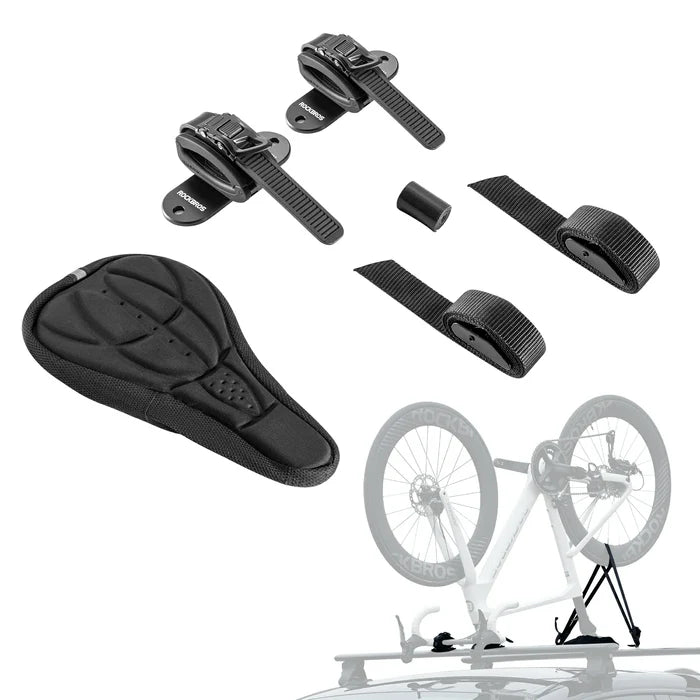 ROCKBROS bike inverted carrier rack with fork mount easy installation