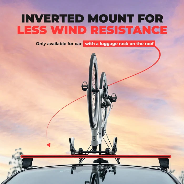 ROCKBROS bike inverted carrier rack with fork mount easy installation