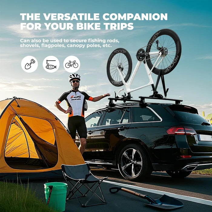 ROCKBROS bike inverted carrier rack with fork mount easy installation