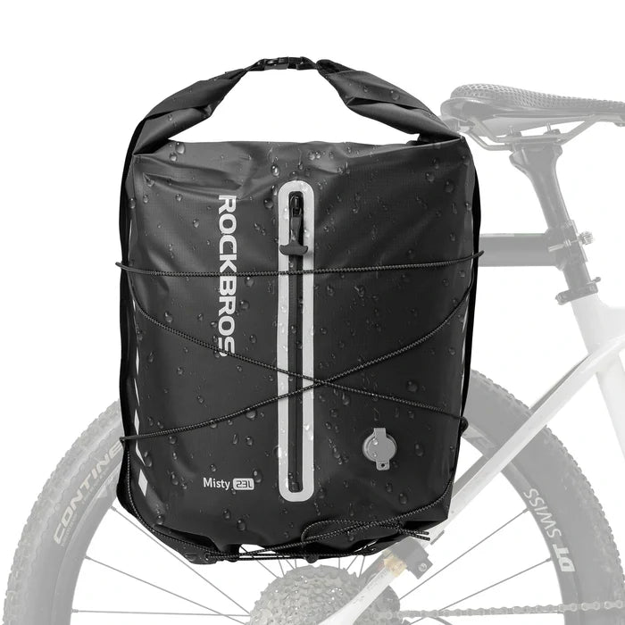 ROCKBROS bike pannier bag 100 waterproof vacuum compression 23l