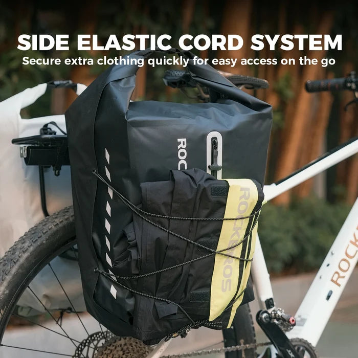 ROCKBROS bike pannier bag 100 waterproof vacuum compression 23l