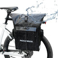 Waterproof bike pannier bag 13.5L-18L capacity, durable and versatile for cycling
