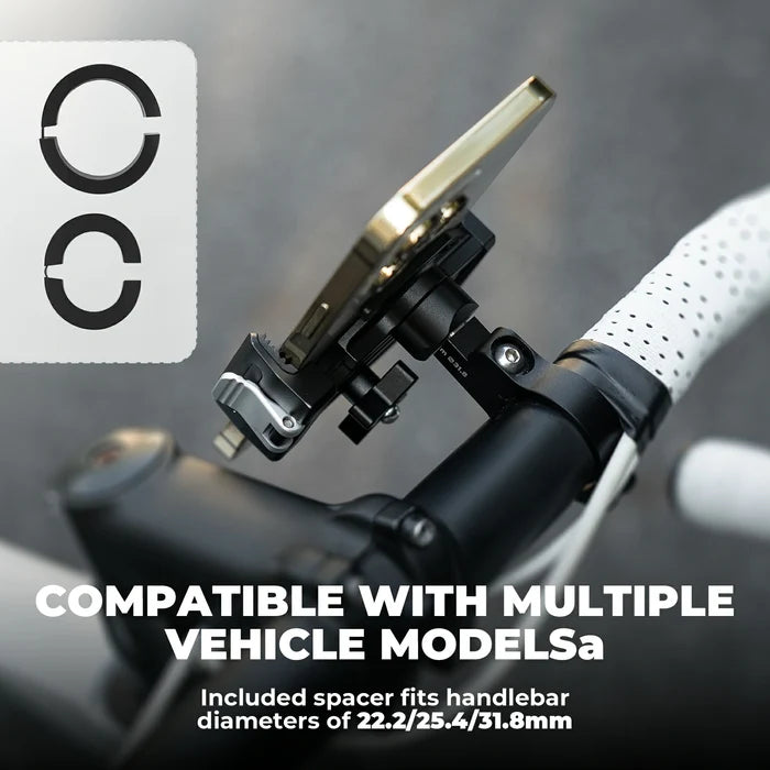 ROCKBROS bike phone holder 360 rotatable aluminium alloy mount
