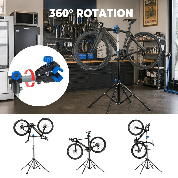 ROCKBROS bike repair stand 360 rotatable foldable height-adjustable