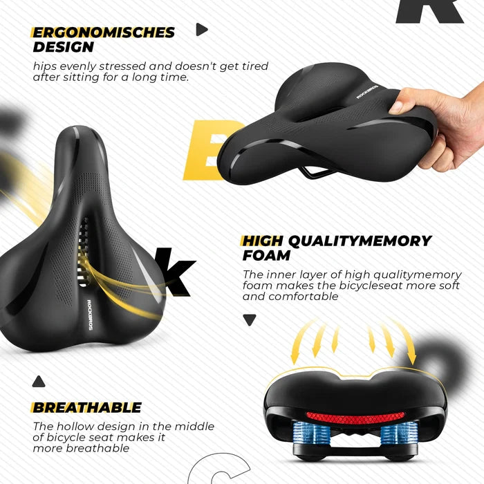 ROCKBROS bike seat cushion comfortable mountain bike saddle