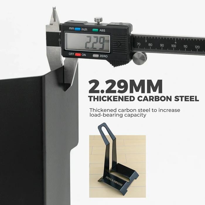 carbon steel bike stand bicycle storage rack for stable parking