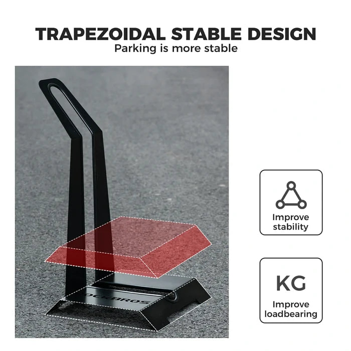 carbon steel bike stand bicycle storage rack for stable parking