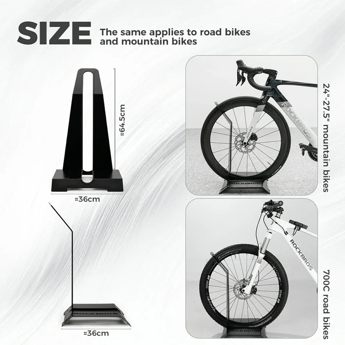carbon steel bike stand bicycle storage rack for stable parking