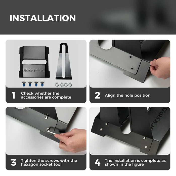 carbon steel bike stand bicycle storage rack for stable parking