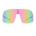 Blazars White Uni-Sex Wrap Sunglasses | Aire