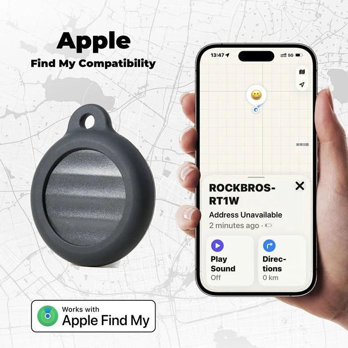 ROCKBROS bluetooth air tracker tag for apple find my ios only