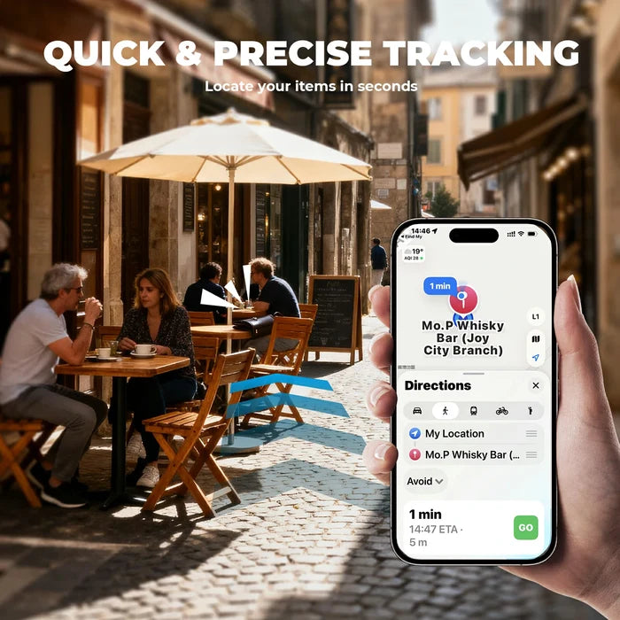 ROCKBROS bluetooth air tracker tag for apple find my ios only