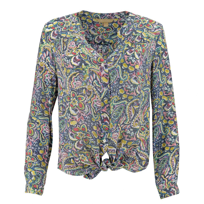 Blusa Hope & Harlow Mangas Largas Estampada Print Para Damas by Hope & Harlow