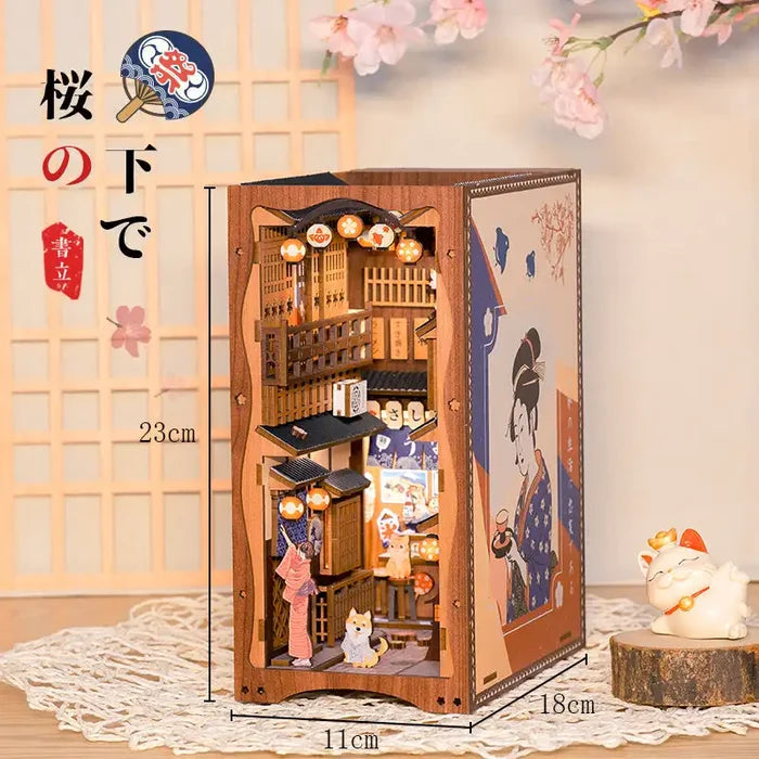Book Nook Sous l’Arbre de Sakura.
