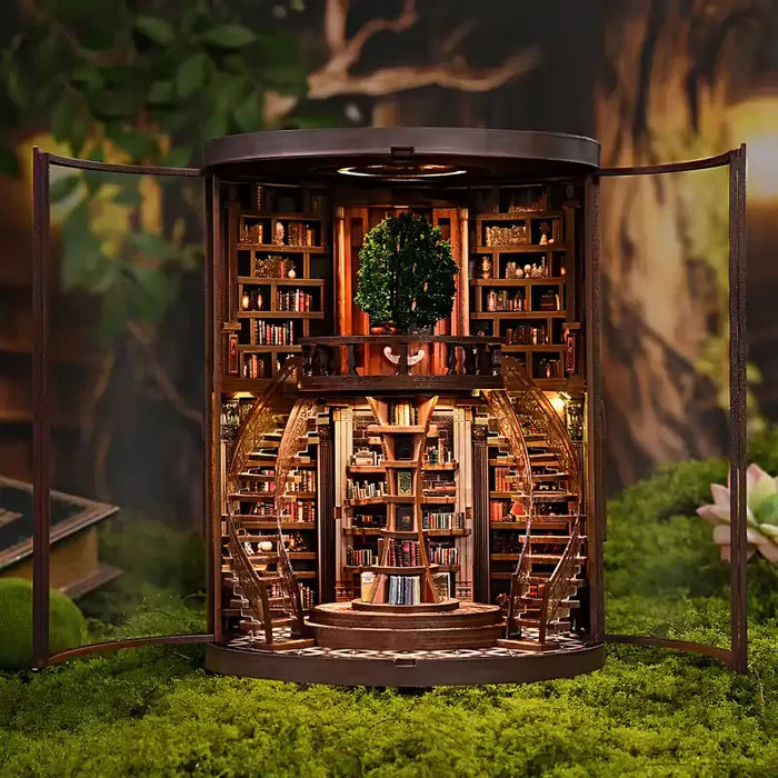 Book Nook Wisdom Ring Book Repository