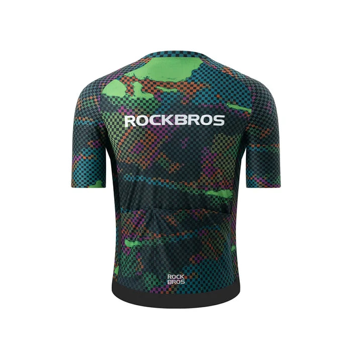 Breathable Short Sleeve Cycling Jersey for Spring and Summer Cycling